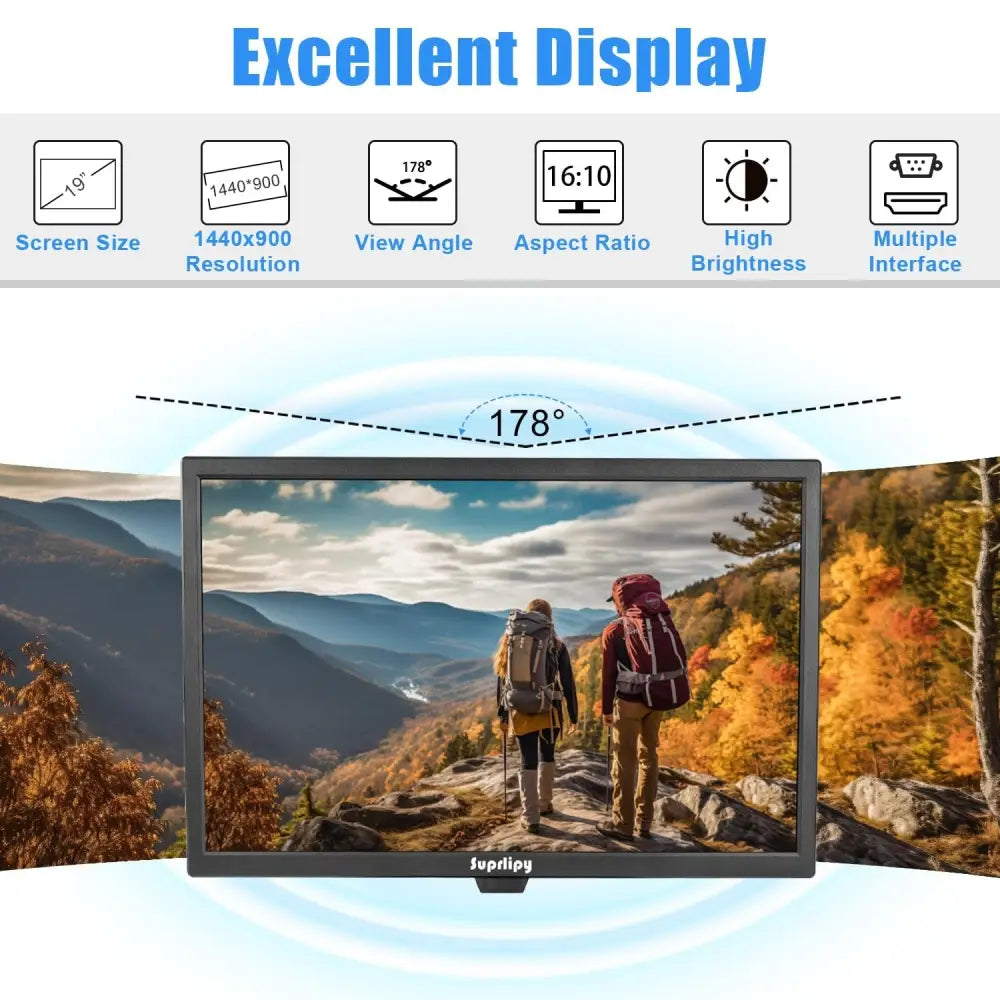 19 inch Multifunction Touch Monitor - HDMI, USB, HD
