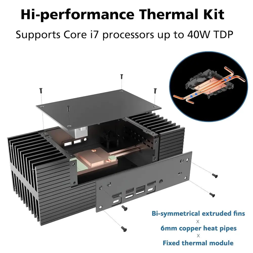Akasa Turing Pro Case for Intel NUC 13/12