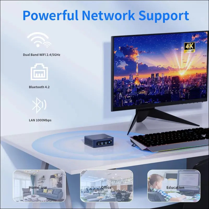 Alder Lake N100 Mini PC, 16GB RAM, 512GB SSD