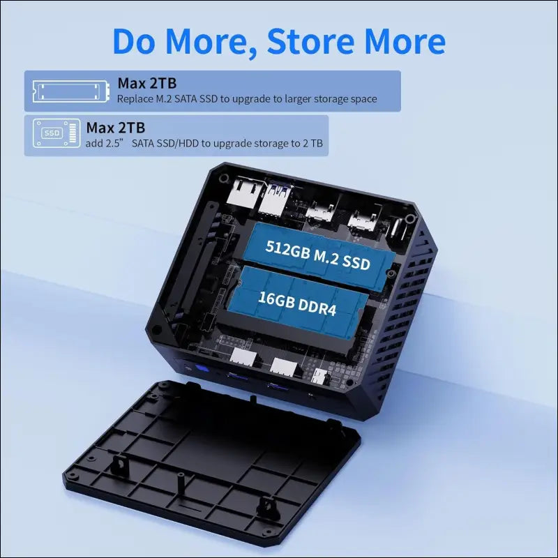 Alder Lake N100 Mini PC, 16GB RAM, 512GB SSD