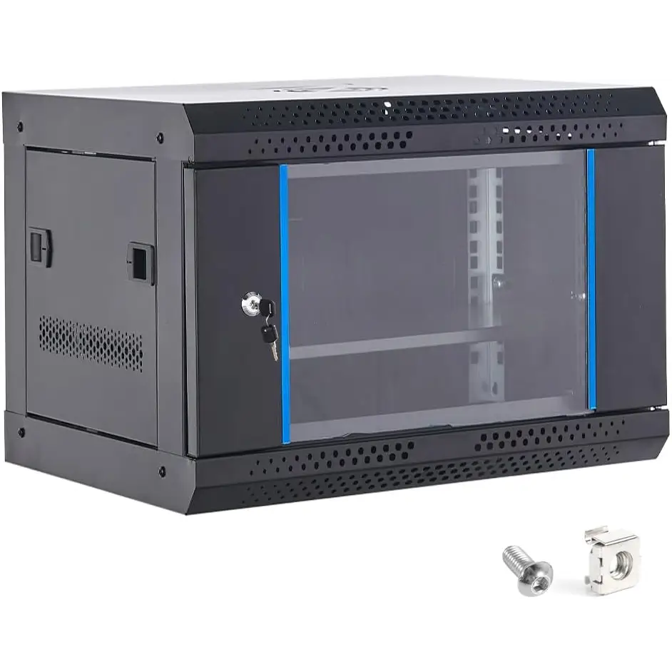 Alston Wall Mount Network Cabinet Network Server Rack Cabinet Data Rack Server Cabinet Enclosure with Lock 90kg /200