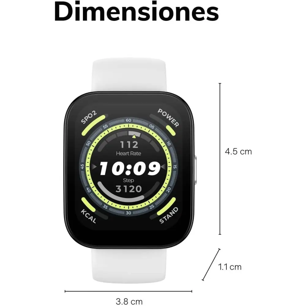 Amazfit Bip 5 Smart Watch with a 1.91" Big Screen, Bluetooth Calling, Alexa Built-in, GPS Tracking, 10-Day Long Battery Life, Health Fitness Tracker with Heart Rate, Blood...