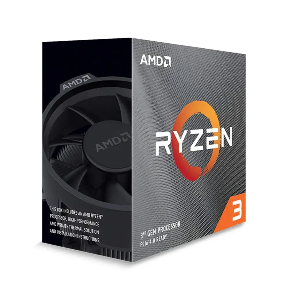 AMD Ryzen 5 3600 3.6 GHz 6-Core/12 Threads AM4 Processor with Wraith Stealth Cooler, 100-100000031BOX