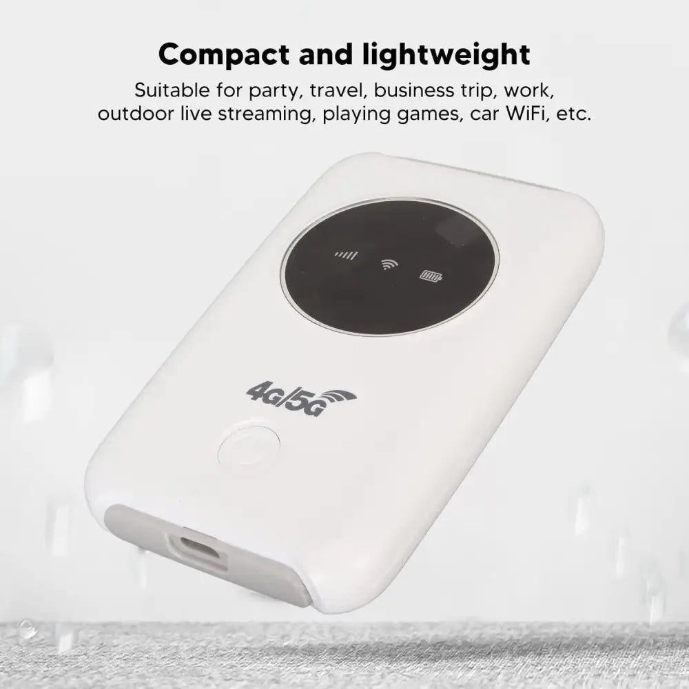 Annadue 4G LTE USB WiFi Modem, 5G WiFi Hotspot Device Unlocked Mobile Router 300Mbps with SIM Card Slot, Portable Wireless Network Router for Travel, Car, Activities