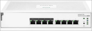 Aruba Instant on 1830 8-Port Gb | 4-Port Class 4 Poe Smart Switch (65W) - 8X 1G | Fanless | EU Europe Cord (JL811A#ABB)