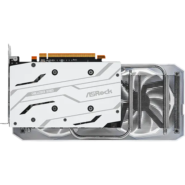 Asrock AMD Radeon RX 6600 Challenger White 8GB GDDR6 Graphics Card 0Db Silent Cooling 128-Bit 7680 X 4320 Displayport