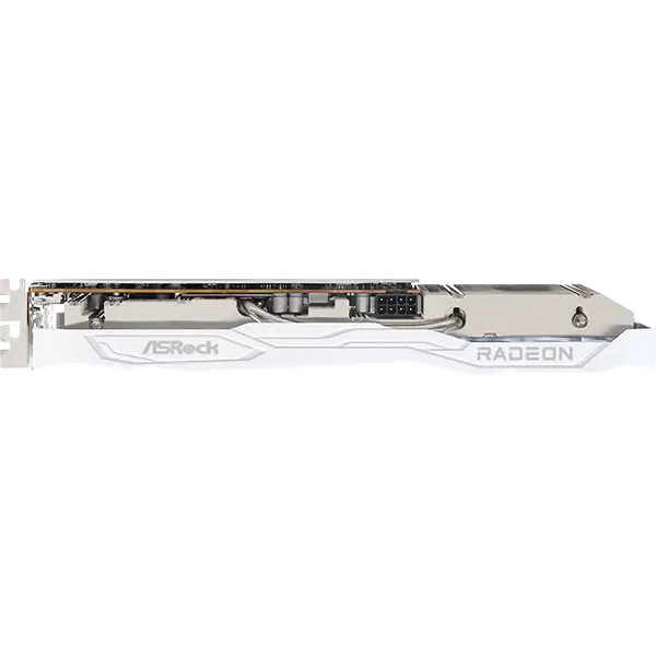 Asrock AMD Radeon RX 6600 Challenger White 8GB GDDR6 Graphics Card 0Db Silent Cooling 128-Bit 7680 X 4320 Displayport