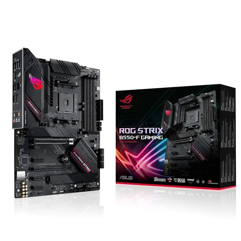 ASUS ROG Strix B550-F Gaming Motherboard, AMD, AM4, ATX, 128GB DDR4, 4 DIMM