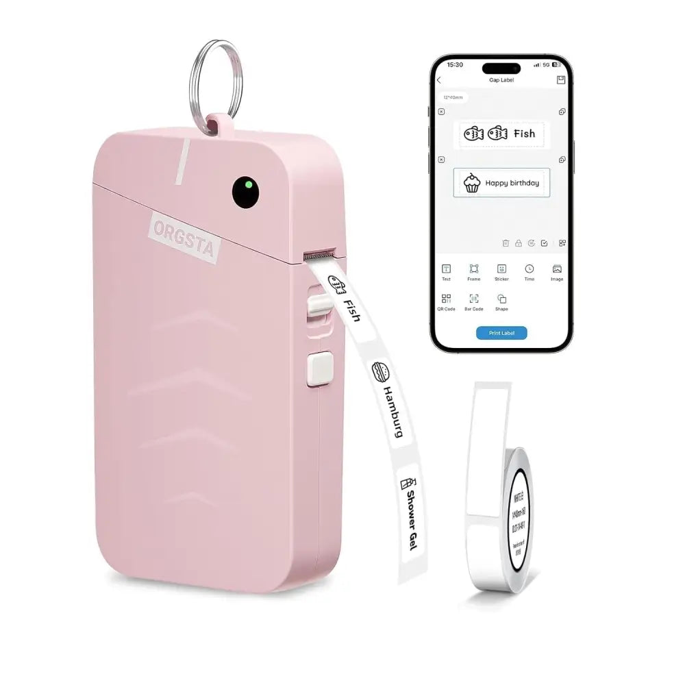 Bluetooth Mini Label Printer for iOS and Android