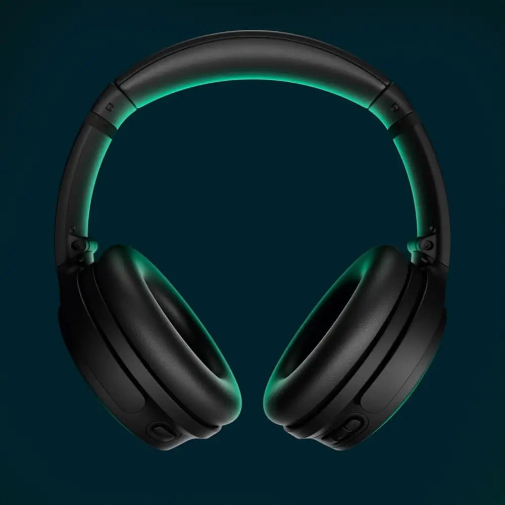 Bose QuietComfort SC Wireless Noise Cancelling Headphones, Bluetooth Over Ear Headphones with Up to 24 Hours of Battery Life, Black - Soft Case Edition