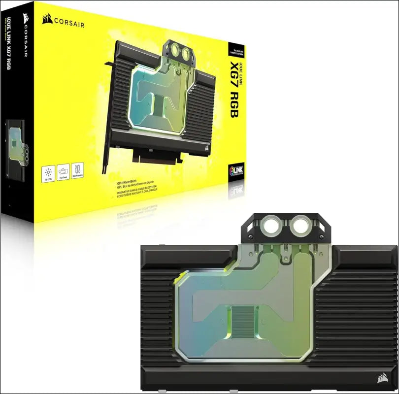 Corsair Hydro X Series Icue Link XG7 RGB 4080 Suprim/Trio GPU Water Block - for MSI Geforce RTX 4080 Gaming Suprim/Trio Cards - Black