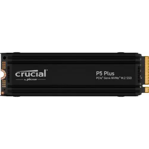CRUCIAL 2TB PCIe Gen4 NVMe M.2 SSD, CRUCIAL P5 PLUS WITH HEATSINK ,CT2000P5PSSD5