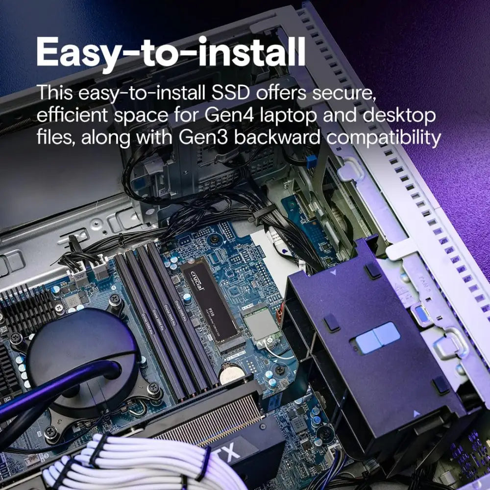Crucial P310 2280 PCIe Gen4 3D NAND NVMe M.2 Internal Solid State Drive, 2TB