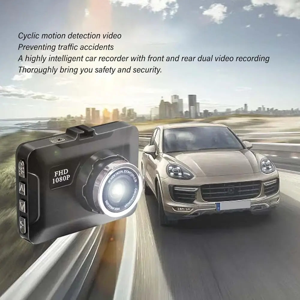 Dash Cam HD 1080P DVR Car Recorder Dash Cam with 2.2 Inch LCD Display, Night Vision, Gravity Detection, Loop, Motion Detection, for Outdoor Travel