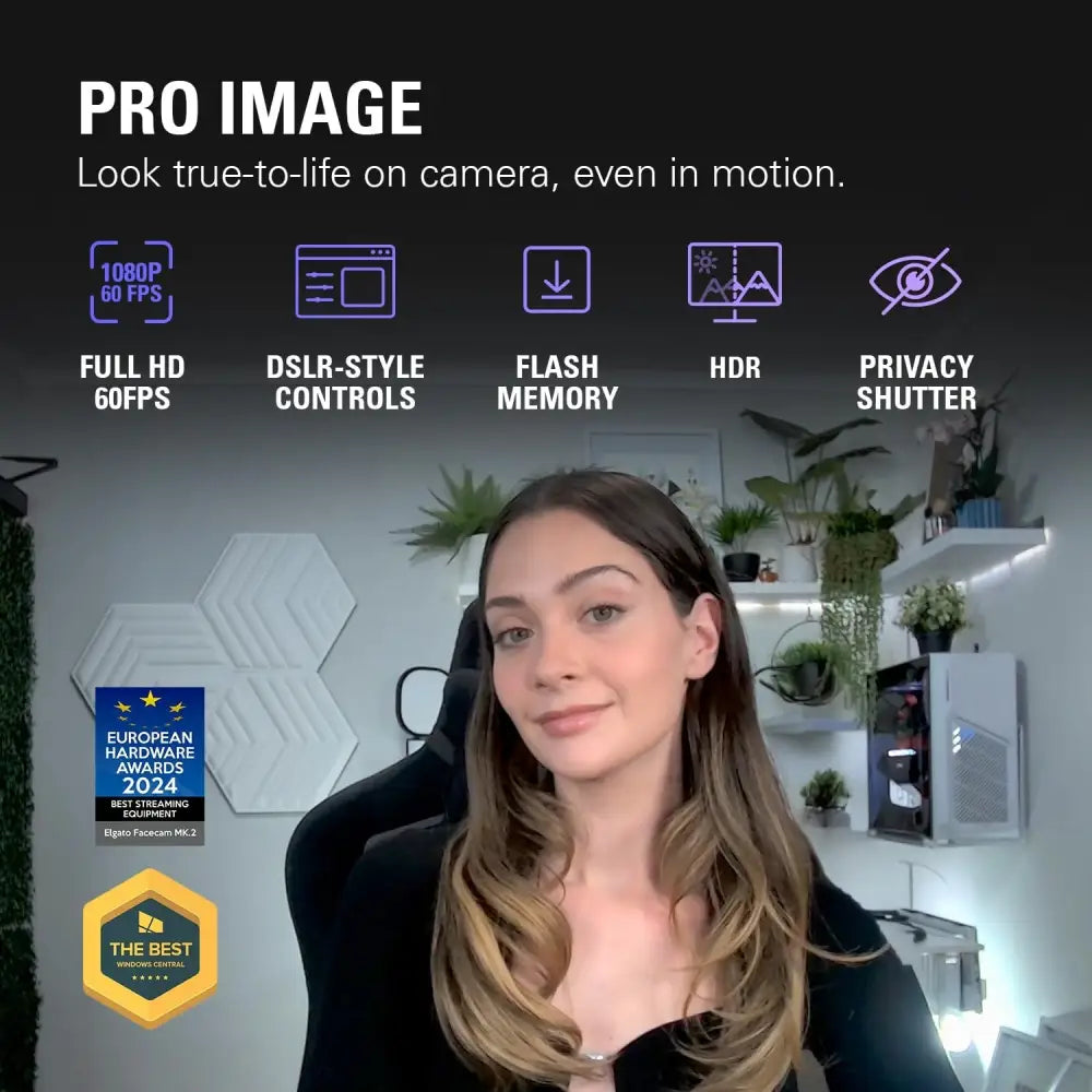 * **Elgato Facecam: Full HD Streaming Webcam**