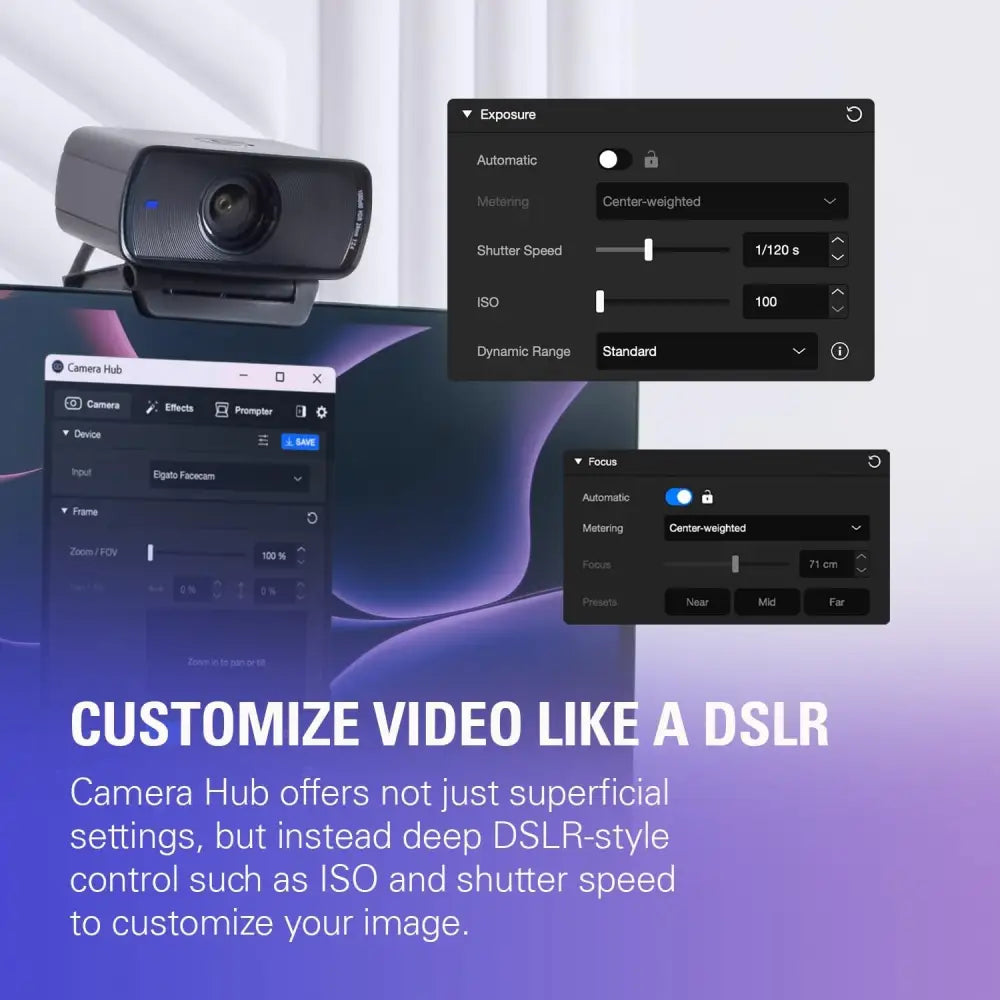 * **Elgato Facecam: Full HD Streaming Webcam**