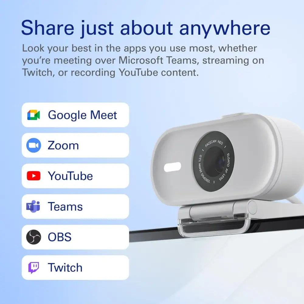 Elgato Facecam Neo: HD Webcam**