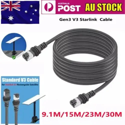 For Starlink Gen 3 Cable Standard V3 Cable Waterproof for Starlink V3 Satellites