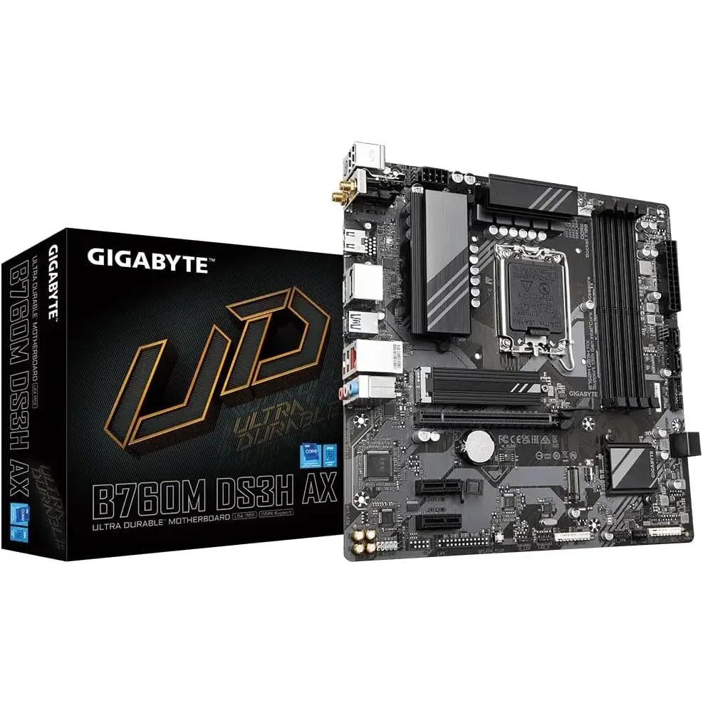 Gigabyte B760M DS3H AX Intel LGA 1700 mATX Motherboard