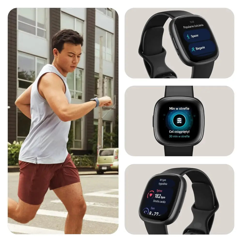 Google Fitbit Versa 4 Fitness Smartwatch with Built-in GPS and up to 6 Days Battery Life - Compatible with iOS 15 or Higher & Android OS 9.0 or Higher