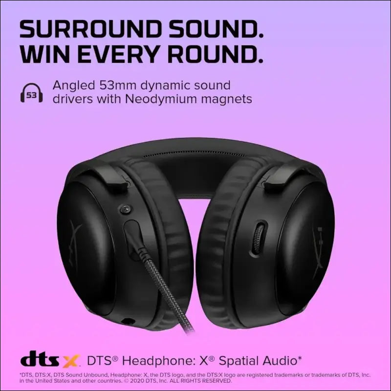 HyperX Cloud II – Gaming Headset for PC, PS5 / PS4. Includes 7.1 Virtual Surround Sound and USB Audio Control Box - Gun Metal