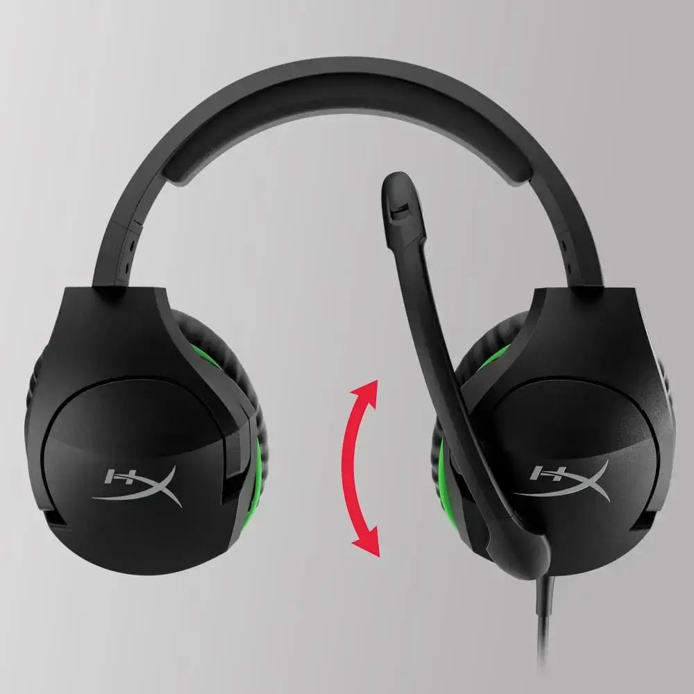 HyperX CloudX Stinger - Official Licensed for Xbox Gaming Headset, Lightweight, Rotating Ear Cups, Memory Foam, Comfort, Swivel-to-Mute Noise-Cancellation Microphone