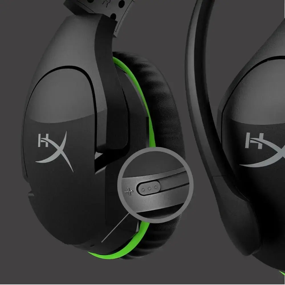 HyperX CloudX Stinger - Official Licensed for Xbox Gaming Headset, Lightweight, Rotating Ear Cups, Memory Foam, Comfort, Swivel-to-Mute Noise-Cancellation Microphone