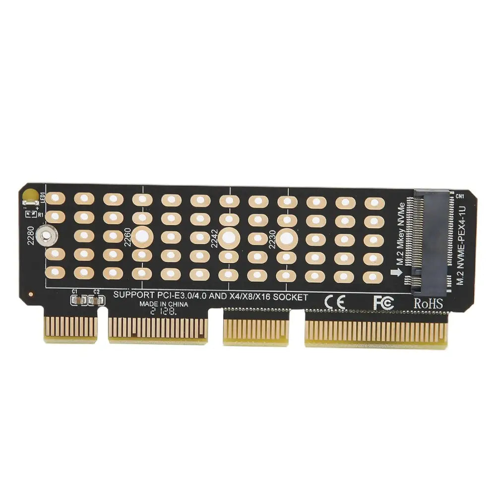 M.2 NVMe Adapter M.2 M Key NVMe SSD to PCIe 3.0 X4 Converter Card Support 2280/2260/2242/2230 SSD with PCE X4/X8/X16