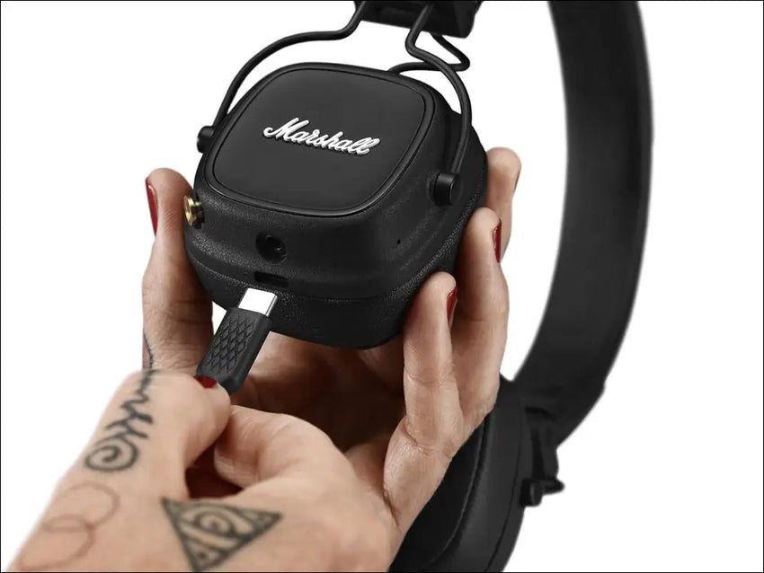 Marshall Major IV Wireless Bluetooth On-Ear Headphones (Black)
