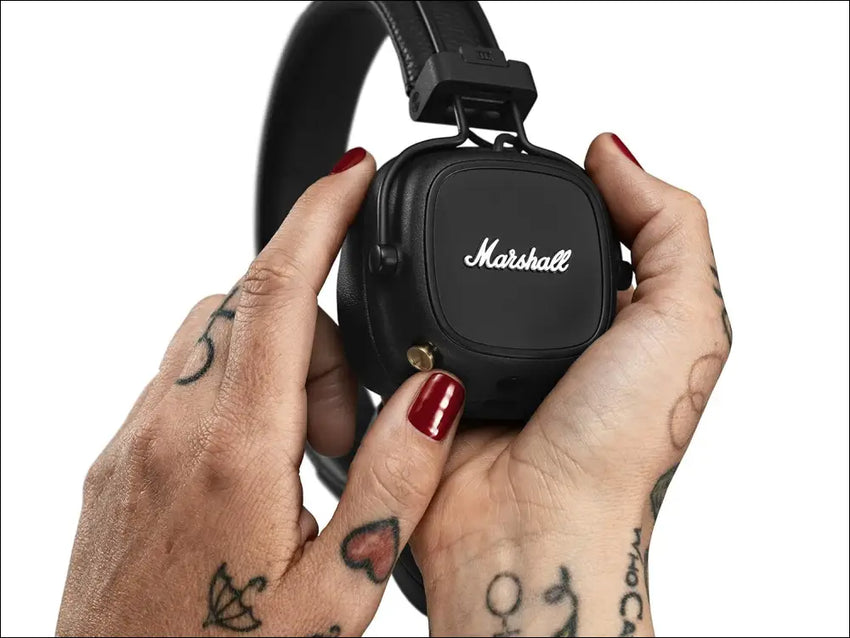 Marshall Major IV Wireless Bluetooth On-Ear Headphones (Black)