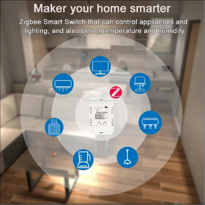 MHCOZY Zigbee Temperature Sensor Controller with Waterproof Probe, Tuya App Remote 16A Smart Switch (Tuya Zigbee Hub Required)