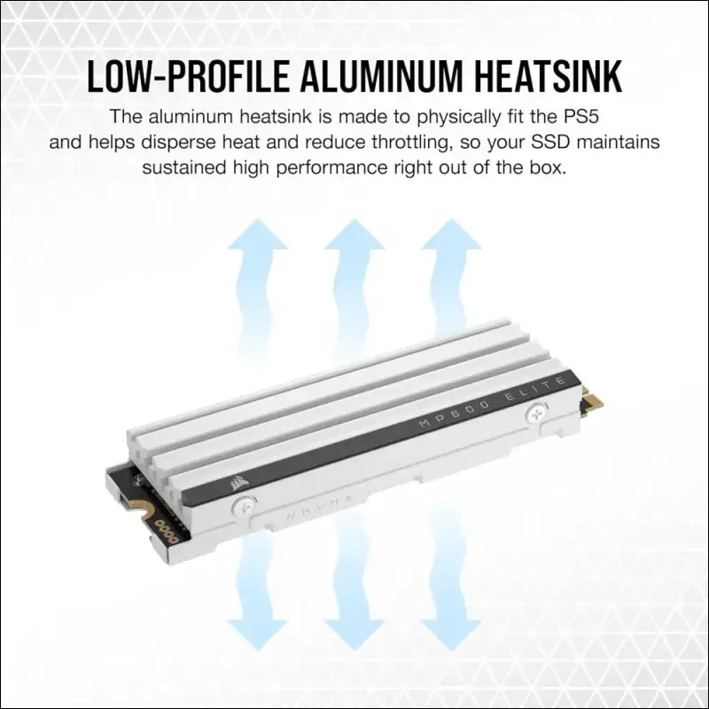 MP600 Elite 1TB M.2 Pcie Gen4 X4 Nvme SSD – Optimised for PS5 – Included Heatsin