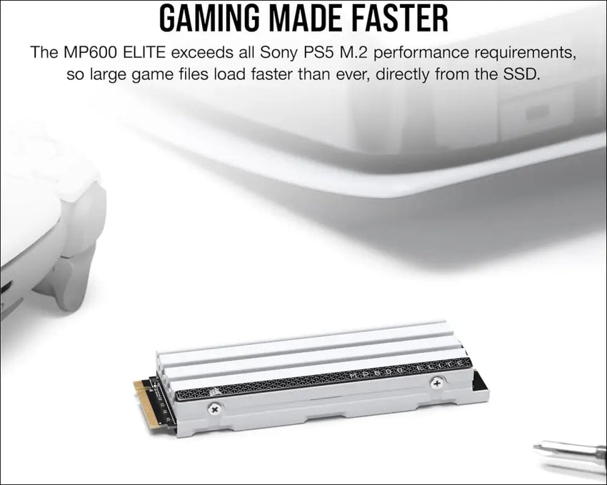 MP600 Elite 1TB M.2 Pcie Gen4 X4 Nvme SSD – Optimised for PS5 – Included Heatsin