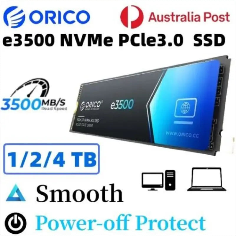 ORICO M.2 SSD 1 2 4TB NVMe PCle3.0 Gen3x4 3500M Internal Solid State Drive PC