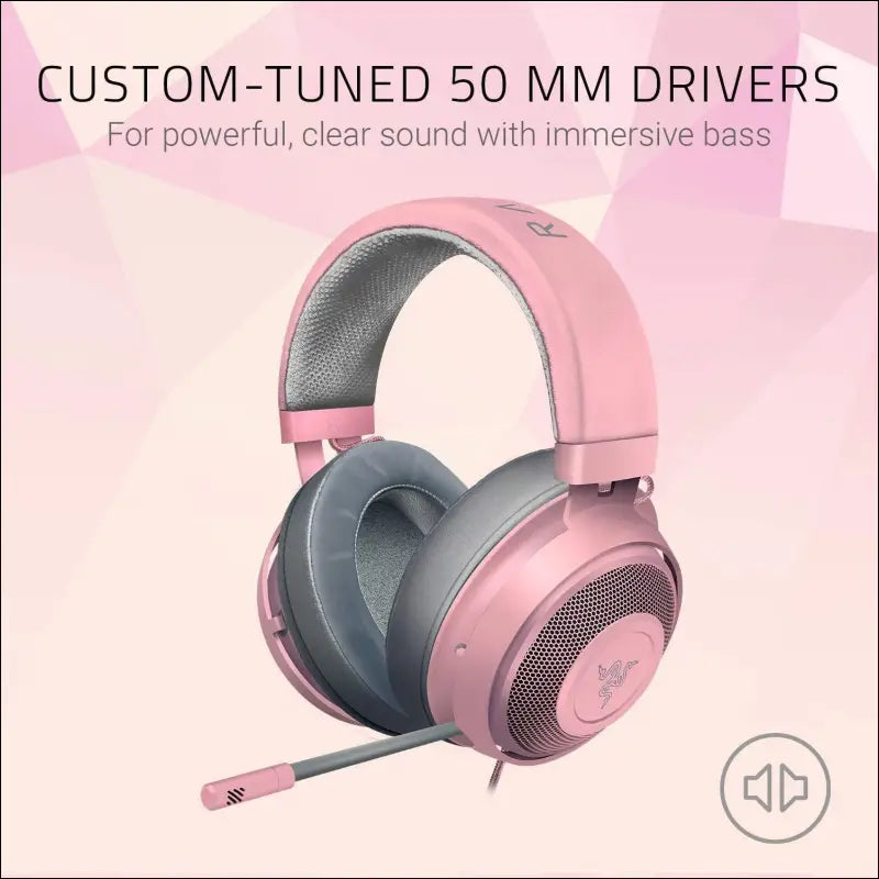 Razer AU Kraken Multi-Platform Wired Gaming Headset, Quartz Pink, RZ04-02830300-R3M1, one Size