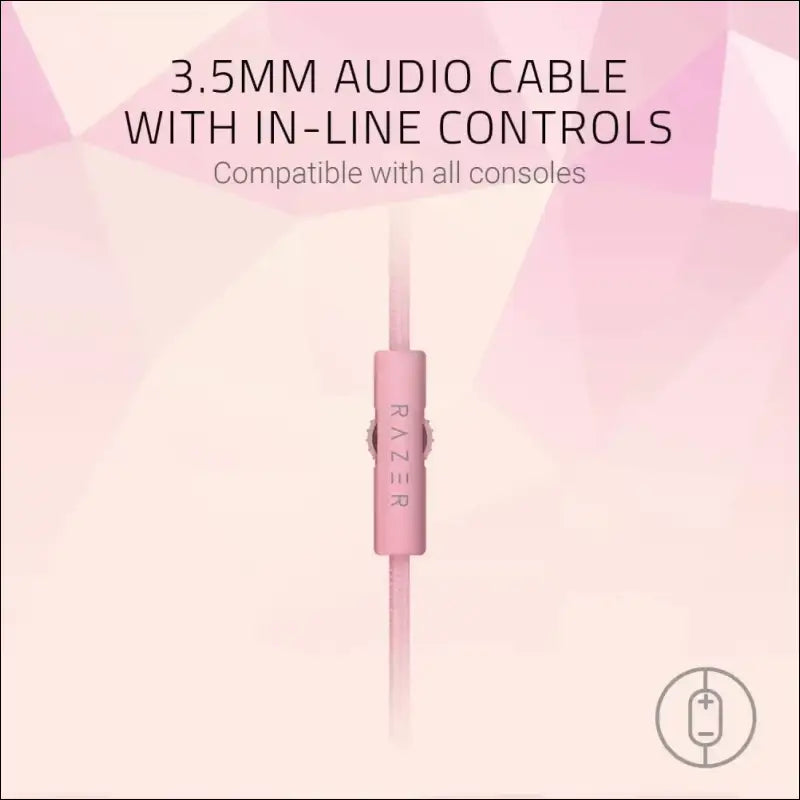 Razer AU Kraken Multi-Platform Wired Gaming Headset, Quartz Pink, RZ04-02830300-R3M1, one Size