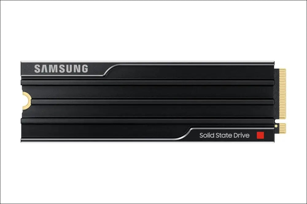 Samsung 9100 PRO Heatsink NVMe M.2 SSD, 4TB, PCIe 5.0, 14800MB/s Read, 13400MB/s Write, Internal SSD for PC/Console Gaming and Video Editing, Black, MZ-VAP4T0CW