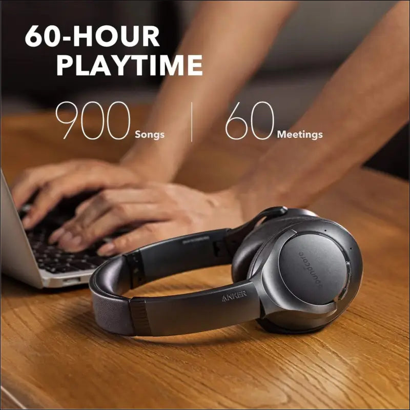 Soundcore Anker Life Q20 Hybrid Active Noise Cancelling Headphones Wireless Over Ear Bluetooth Headphones 60H Playtime