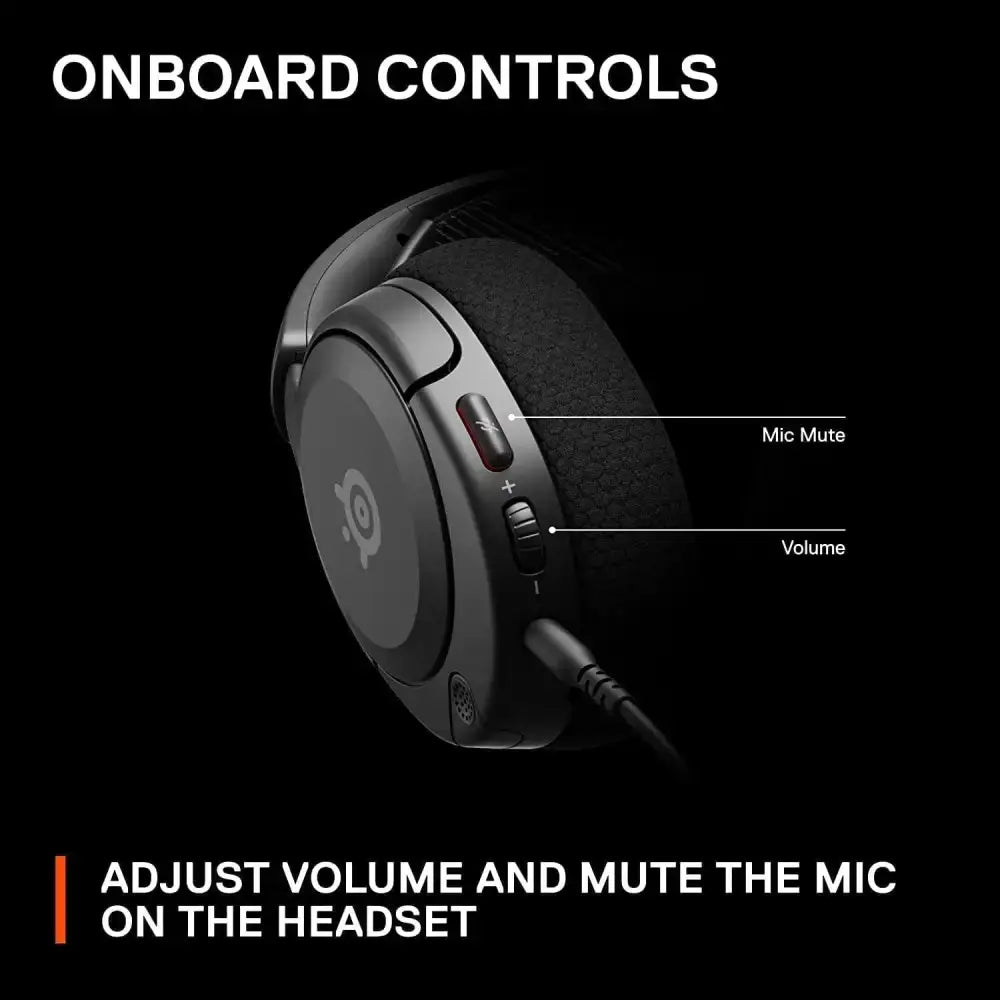 SteelSeries Arctis Nova 1 Wired 3.5mm AUX Gaming Headset for Xbox, PC, PlayStation, Nintendo Switch, Android & iOS - AI-Powered Noise-Cancelling ClearCast Gen 2 Microphone