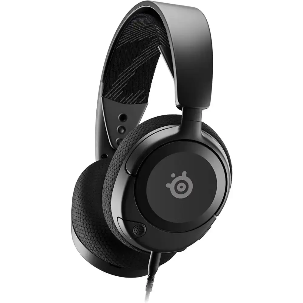 SteelSeries Arctis Nova 1 Wired 3.5mm AUX Gaming Headset for Xbox, PC, PlayStation, Nintendo Switch, Android & iOS - AI-Powered Noise-Cancelling ClearCast Gen 2 Microphone