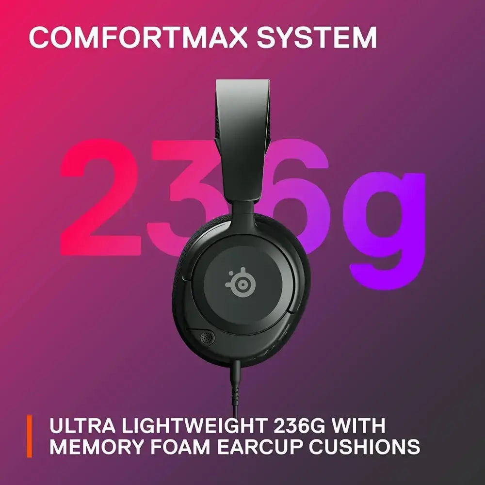 SteelSeries Arctis Nova 1 Wired 3.5mm AUX Gaming Headset for Xbox, PC, PlayStation, Nintendo Switch, Android & iOS - AI-Powered Noise-Cancelling ClearCast Gen 2 Microphone