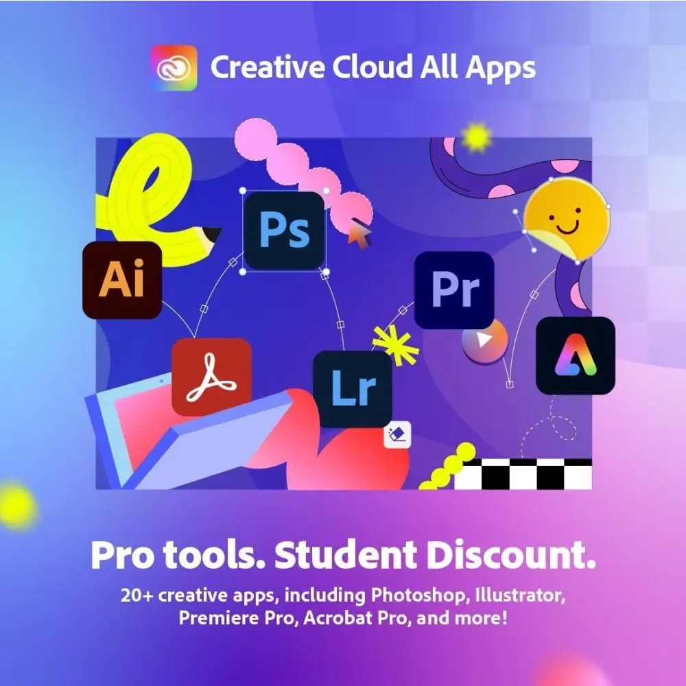 **"Student Creative Cloud 1 Year"**
