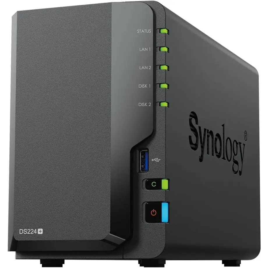 Synology DiskStation DS224 + 2 Bay Dekstop NAS - Enclosure / Enclosure