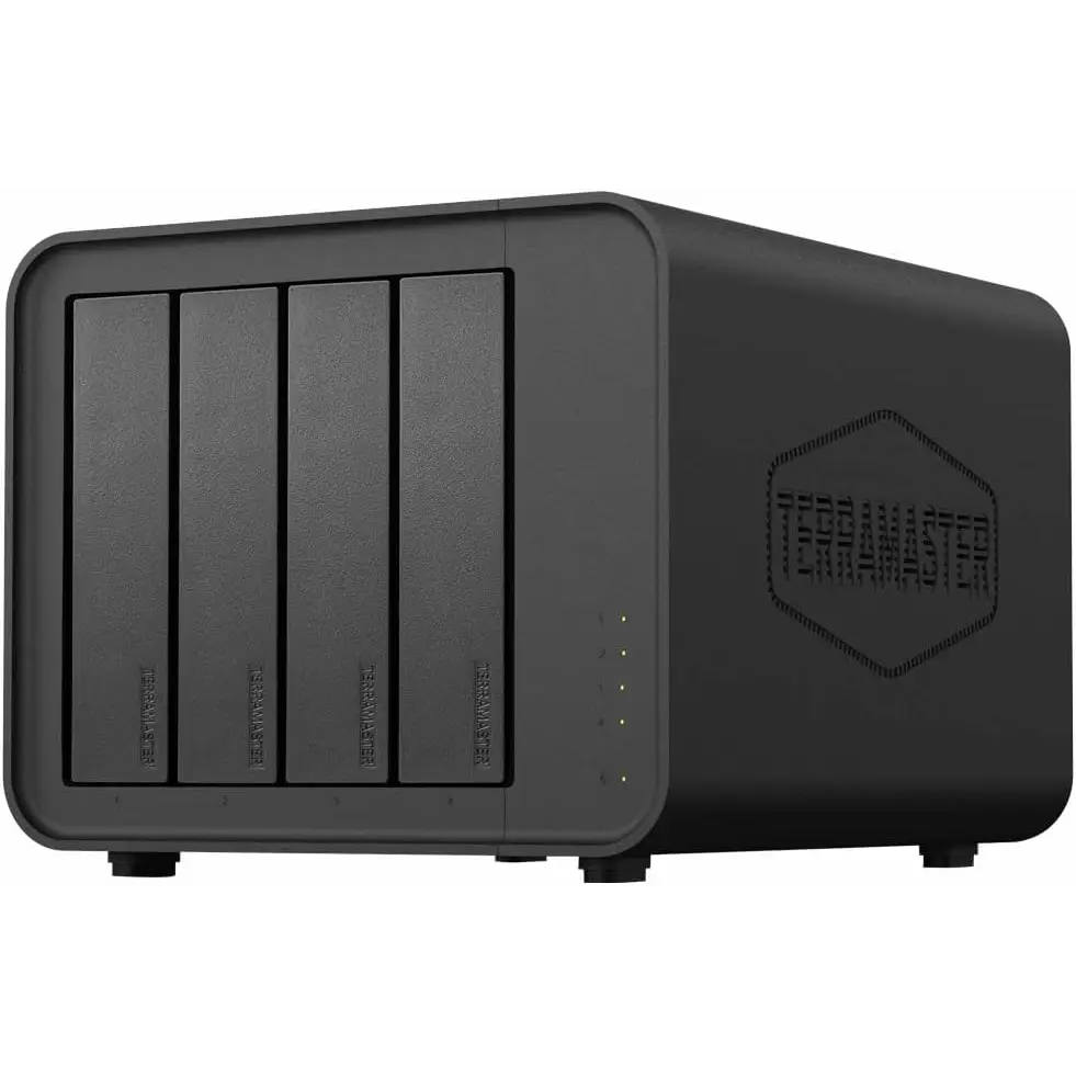 TERRAMASTER F4-424 NAS Storage 4Bay - N95 Quad-Core CPU 8GB DDR5 RAM 2.5GbE Port x 2 Network Attached Storage with High