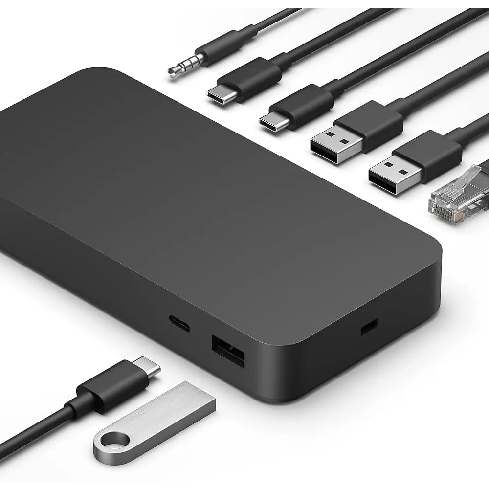 Thunderbolt 4 Dock 165 W (2 Displays 4K) - 3840 x 2160-6 x USB Ports - 3 x USB Type-A - 3.0 x USB Type-C Ports - USB Type-C - 1 x RJ-45 Ports 2.5 GBE - 96W PD (T8I-00008)