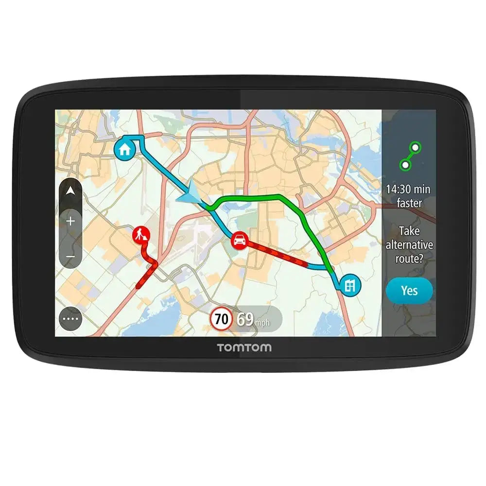 TomTom Car GPS GO 520-5 Inch World Map, Traffic, Danger Zones via Smartphone, Hands-Free Calling