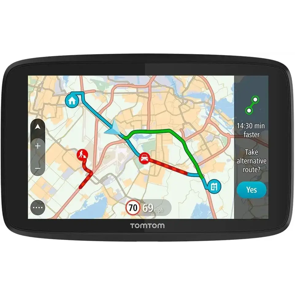 TomTom Car GPS GO 520-5 Inch World Map, Traffic, Danger Zones via Smartphone, Hands-Free Calling