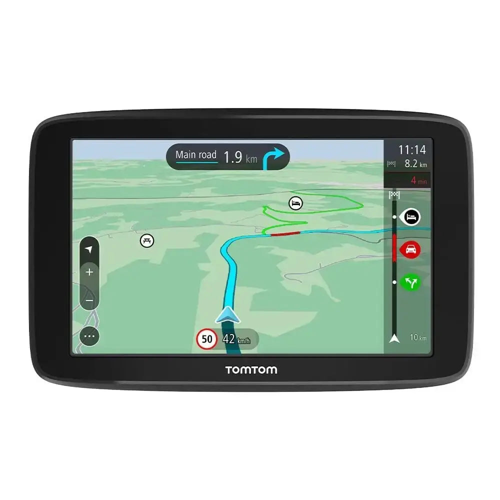 TomTom Car Sat Nav GO Classic (6 Inch, with Traffic Congestion and Speed Cam Alert Trial Thanks to TomTom Traffic, EU Maps, Updates via WiFi, Integrated Reversible Mount)