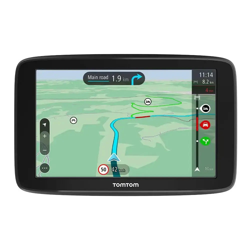 TomTom Car Sat Nav GO Classic (6 Inch, with Traffic Congestion and Speed Cam Alert Trial Thanks to TomTom Traffic, EU Maps, Updates via WiFi, Integrated Reversible Mount)