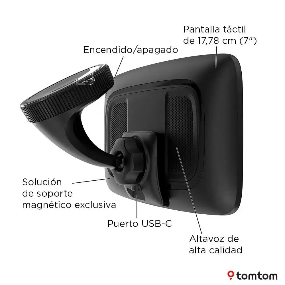 TomTom GO Navigator Car Sat Nav (Extra Large 7 Inch Display, Avoid Jams Thanks to TomTom Traffic, Maps of Europe, Wi-Fi Updates, Premium Services, Unique Magnetic Holder)